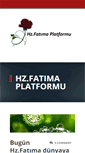 Mobile Screenshot of hzfatimaplatformu.com